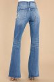 Women's High Waisted Bell Bottom Jeans Stretch Flare Casual Denim Pants